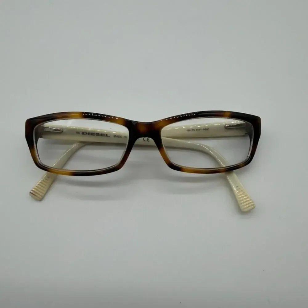 Diesel Eyeglasses 53-15-135 DV 0171 0Q8C Tortoise and Cream Frames Only